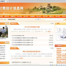 甘肃统计信息网建设成功案例